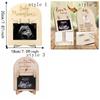 Wooden Stands Sonogram Picture Frame Rustic Pregnancy Gift Frame  Newborn Birth
