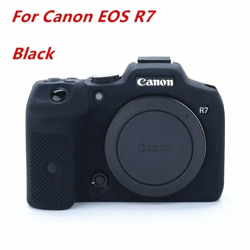 Soft Silicone Skin Case Protective Body Cover Mirrorless DSLR Camera Bag For Canon EOS R8 R7 R6 R5 R RP 70D 80D 4000D T100