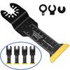 5pcs Oscillating Saw Blades Set Professional Universal Multitool Blades for Wood Plastics Accurate Long Reach Oscillating Tool
