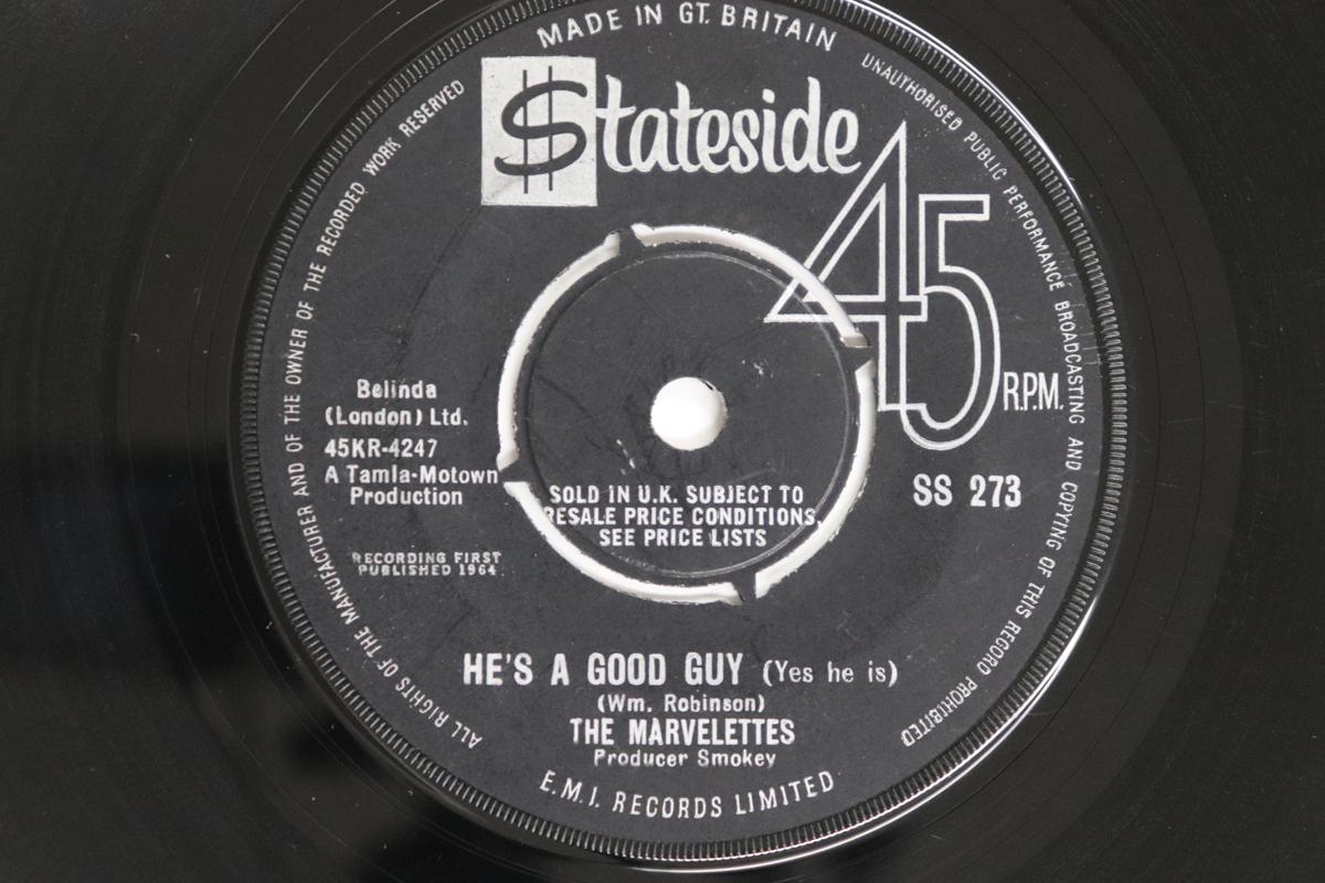 

7-дюймовая пластинка MARVELETTES - Он хороший парень (Да, он есть) / Godde SS273 STATESIDE 1964 UK Soul/Funk Used
