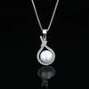 925 Sterling Silver Pearl Pendant Necklace for Women Novel Design Bridal Wedding Accessories Party Gift Hot Trendy Jewelry