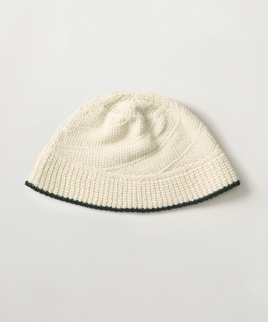 Seteo Summer Knit Bucket Hat Cream