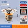 Universal Anti-Odor Core Cover for Floor Drains, German Quality Anti-Return Odor Seal for Sewer and Bathroom, Insect Prevention