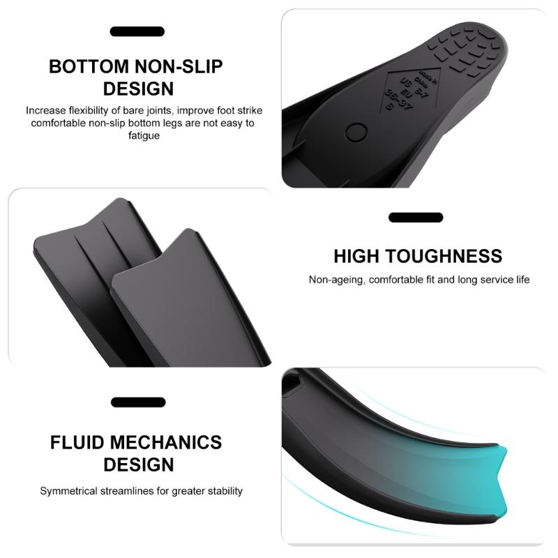 Flexible Diving Fin Snorkeling Swimming Flippers Swimming Assistant Equipment
