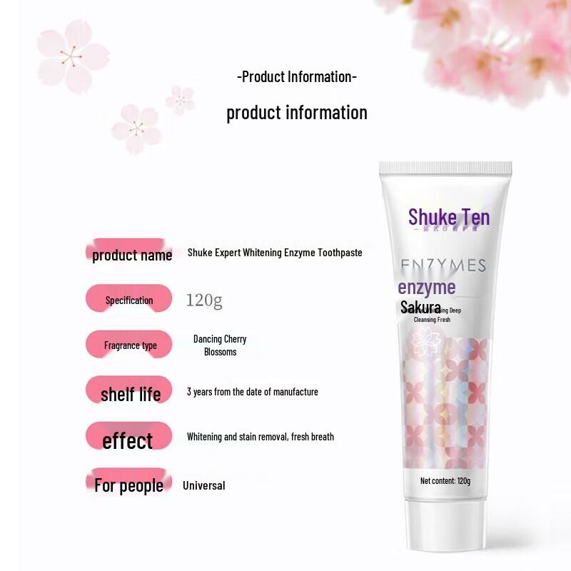 Shuke Enzym Aufhellende Zahnpasta