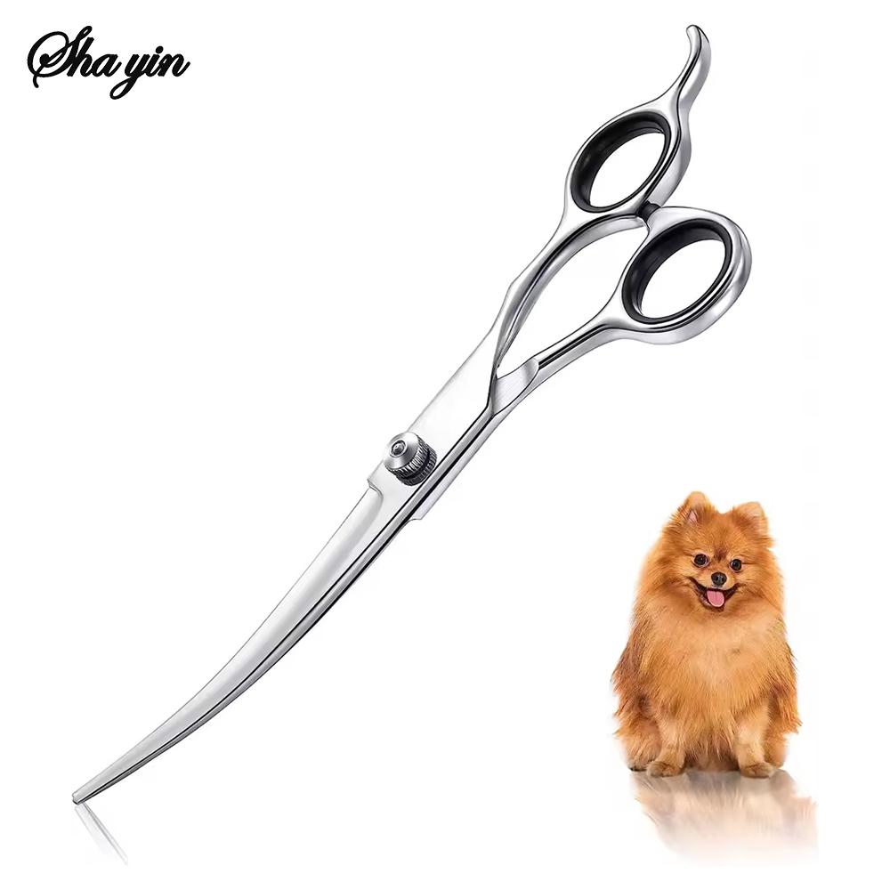 Tierhaarschere, Fellpflege, Edelstahl, Hundeschere, Haustiere, Schere, Tierschneideschere, Füße, Ohren, Augen, Haare trimmen