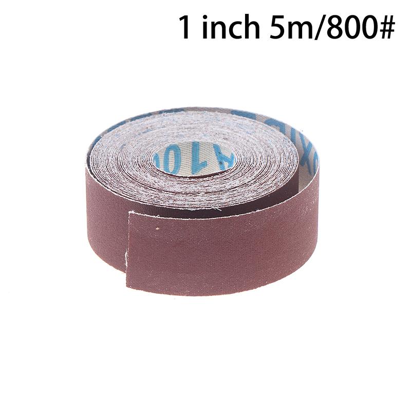 1Inch Emery Cloth Rolls, Continuous Sandpaper Suitable For Wood Sanding, Metal Polishing, Car Detailing