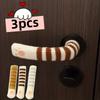 3Pcs Anti-collision Door Handle Cover Tools Knit Cat Claw-shaped Cover Protector Child Door Handle Gloves Home Accessories