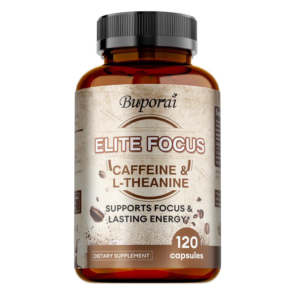 Caffeine capsules containing L-theanine provide focused energy, enhance cognitive abilities, and are suitable for adults.