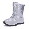New outdoor snow boots plus fleece women's winter warm sports shoes waterproof cotton boots hiking boots C1259