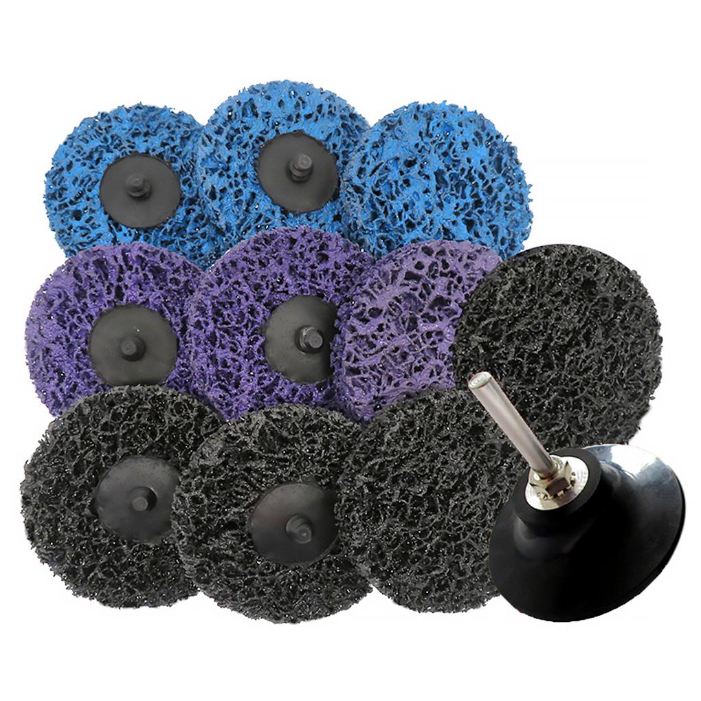 3 Inch Rust Paint Removal Grinding Disc Glue Oxide Removing Abrasive Wheel Rotary Grinding Tool