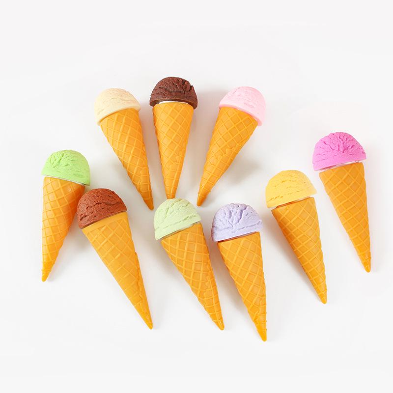 PVC Simulation Cream Ice Cream Toy - DIY Handmade Dessert Shop Display & Photography Prop.