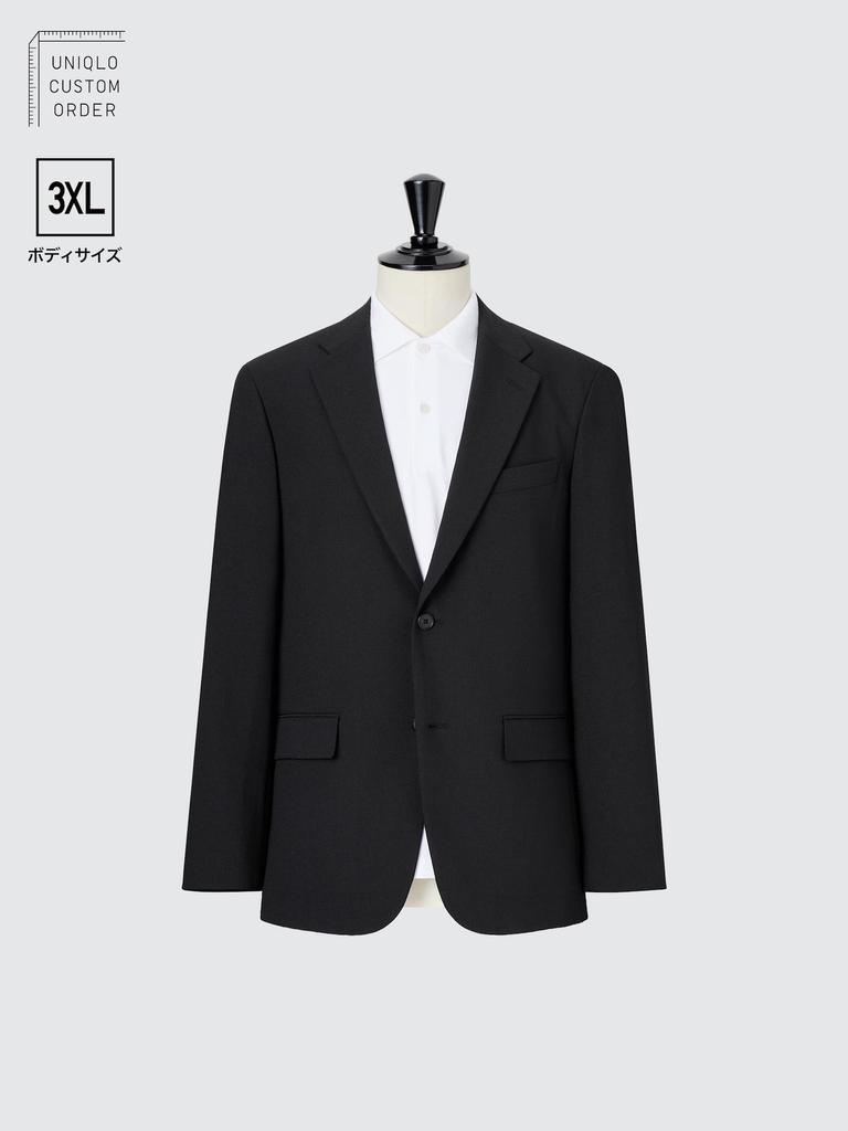 Uniqlo Japan Impressive Jacket 2way Stretch  Wool Like  3xl Size  Length 75 77cm  Sleeve Length 62 64cm  Can Be Set Up