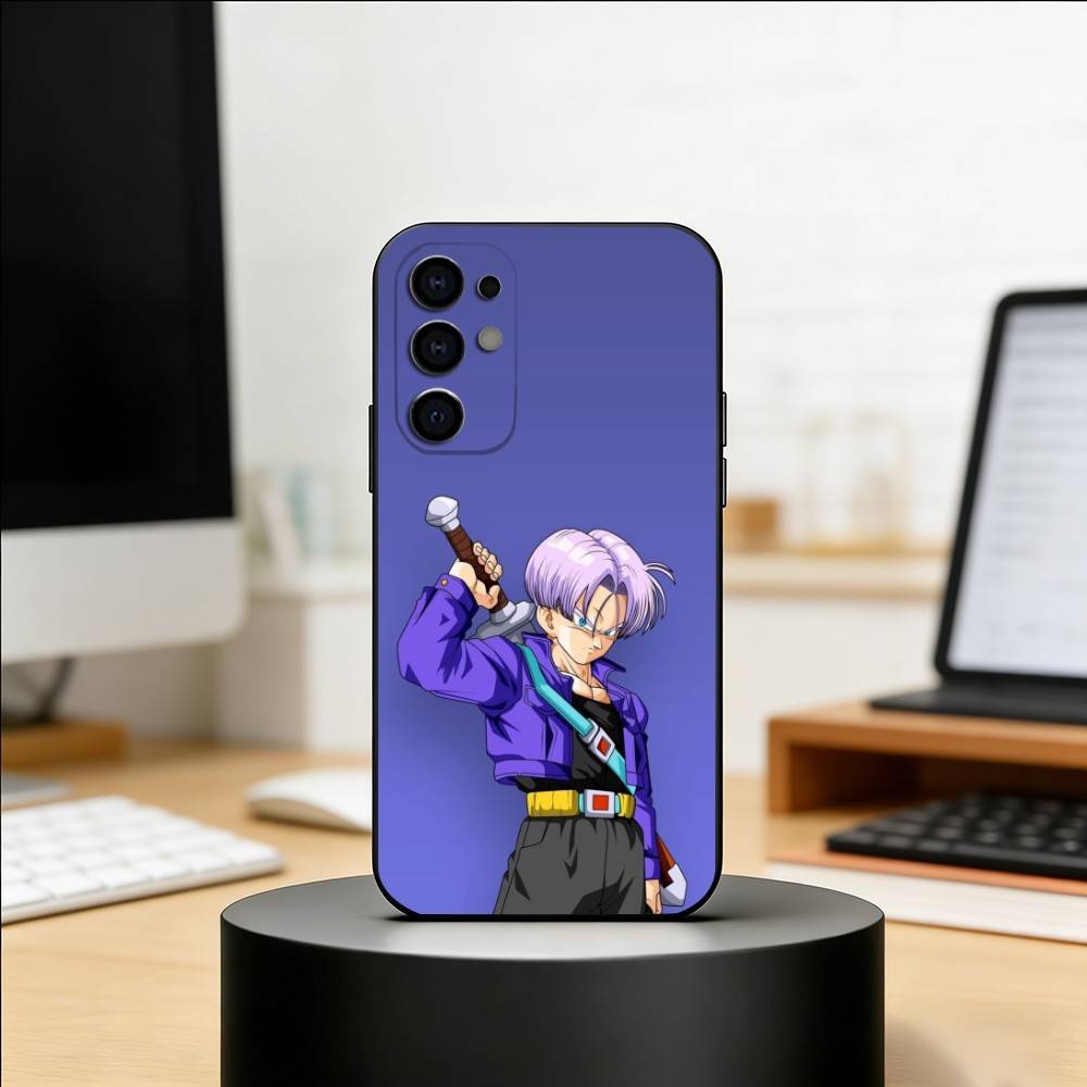 Dragon Ball Trunks Phone Case For Samsung S25,S24,S21,S22,S23,S30,Ultra,S20,Plus,Fe,Lite,Note,10,Black Cover