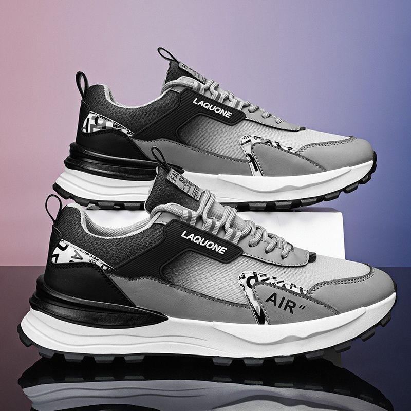 New men's shoes spring trendy brand high sense summer breathable mesh shoes youth sports leisure dad trendy shoes