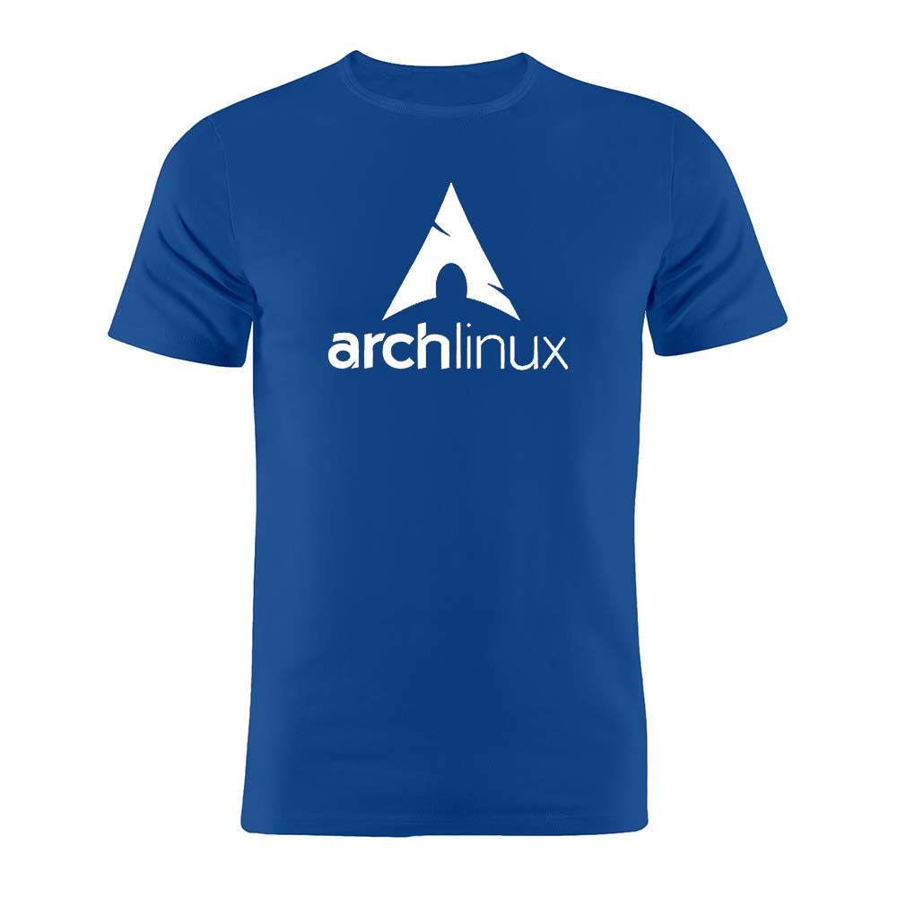T-shirt Unisex 100% Cotone Programmatore Sviluppatore Coder Linux Arch Linux Stampa Artistica