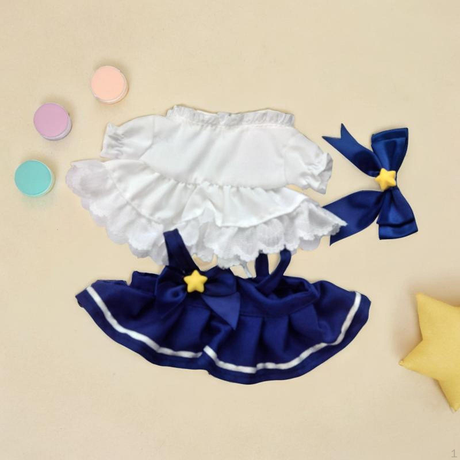 

3 предмета кукольное платье костюм кукольная одежда наряды фото реквизит съемный мягкий костюм ручной работы синий