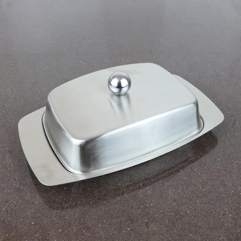 Stainless Steel Butter Dish with Lid