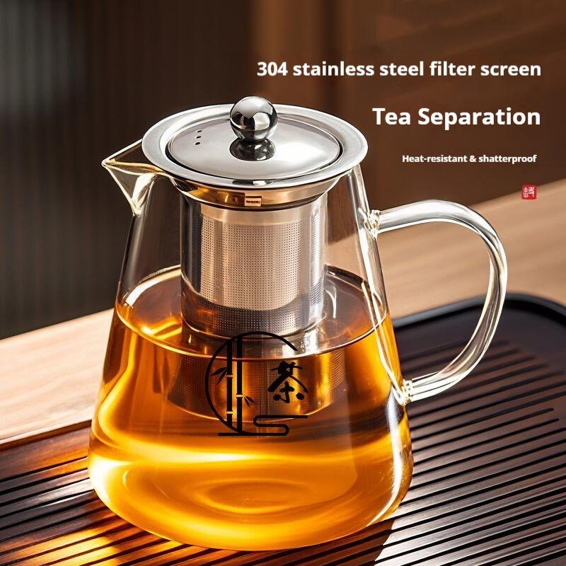 Gianxi Glass Tea Set Set With High Temperature Resistance New Type Of Boiling Tea Pot Electric Ceramic Stove With Glass Kettle