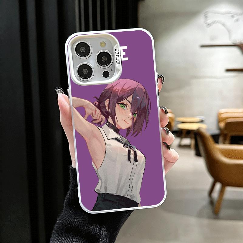 Anime Character R-Reze CSM Soft Phone Case for iPhone 15 16 17 Pro Max 17Air 16E 14 Plus 13 12 Mini Shockproof Cover Back Shell