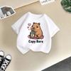 Children's Casual Short-sleeved T-shirt, Summer Boys' And Girls' Cute Capri Blouse