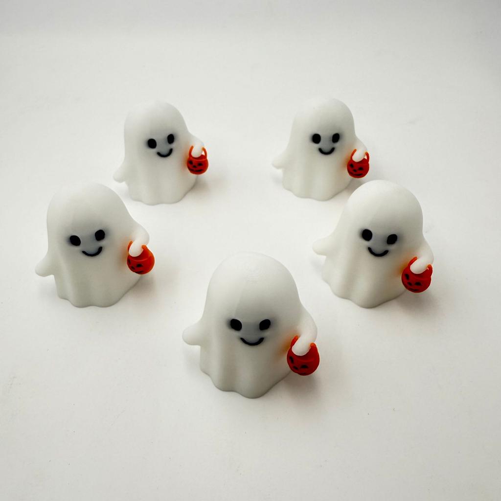 Neue 3D-gedruckte Halloween-Kürbis-Geist-Ornamente Karnevalsnacht Bastelarbeiten Ornament Spielzeug