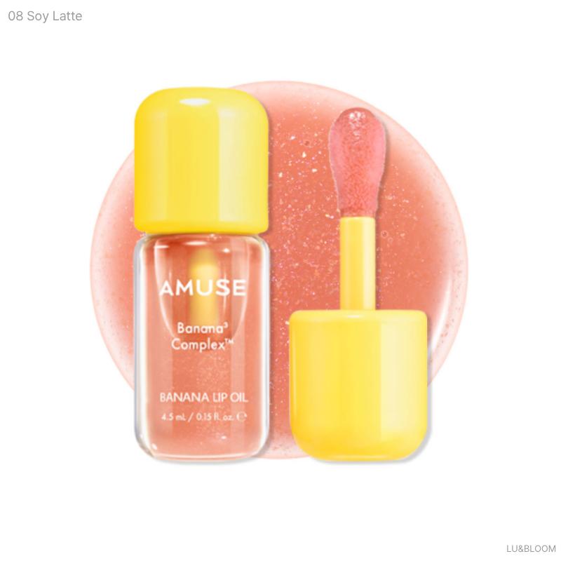 

Amuse Banana Lip Oil 4.5ml (IVE WONYOUNG s Pick) (+Free gift) 08 Soy Latte
