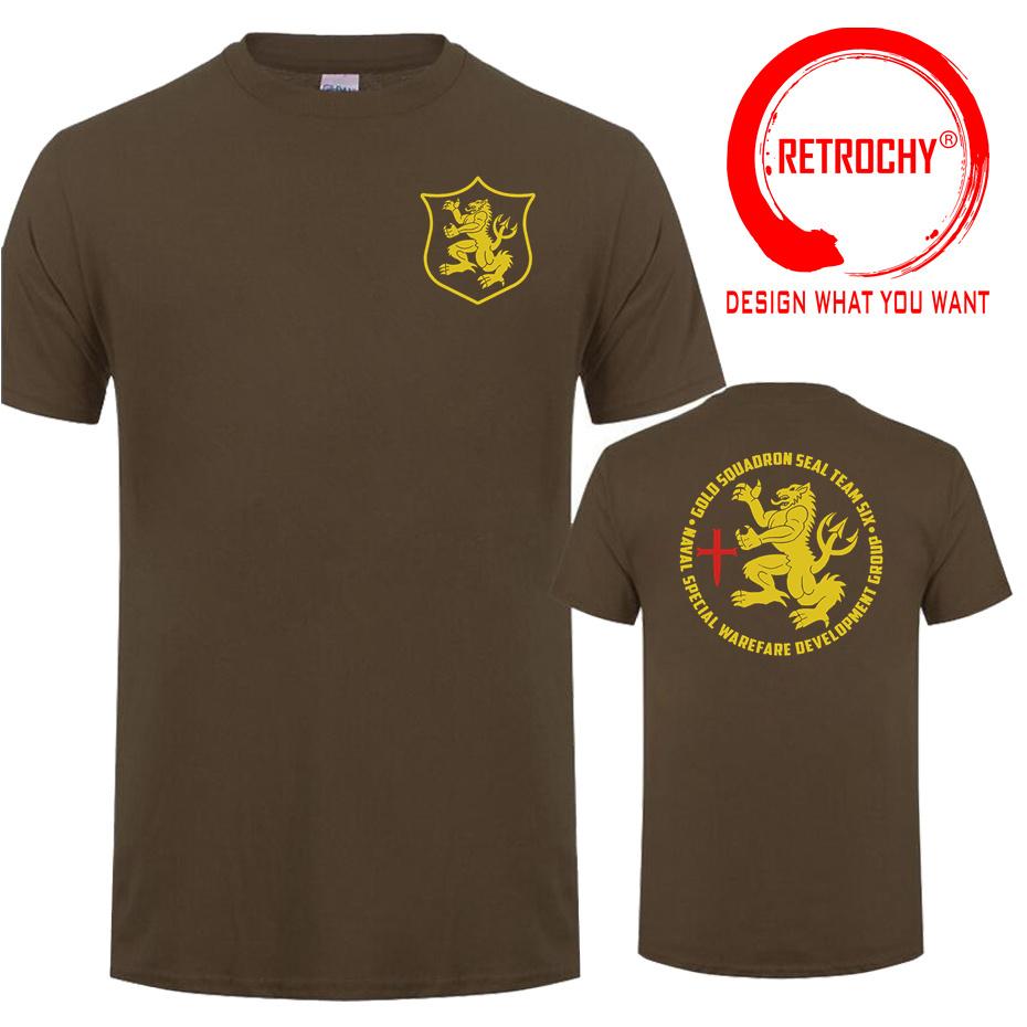 Nswdg Devgru Gold Squadron Seal Team Six Tshirt Cotton Oneck Summer Short Sleeve Casual Unisexs Tshirt Big Size S5xl Clothing
