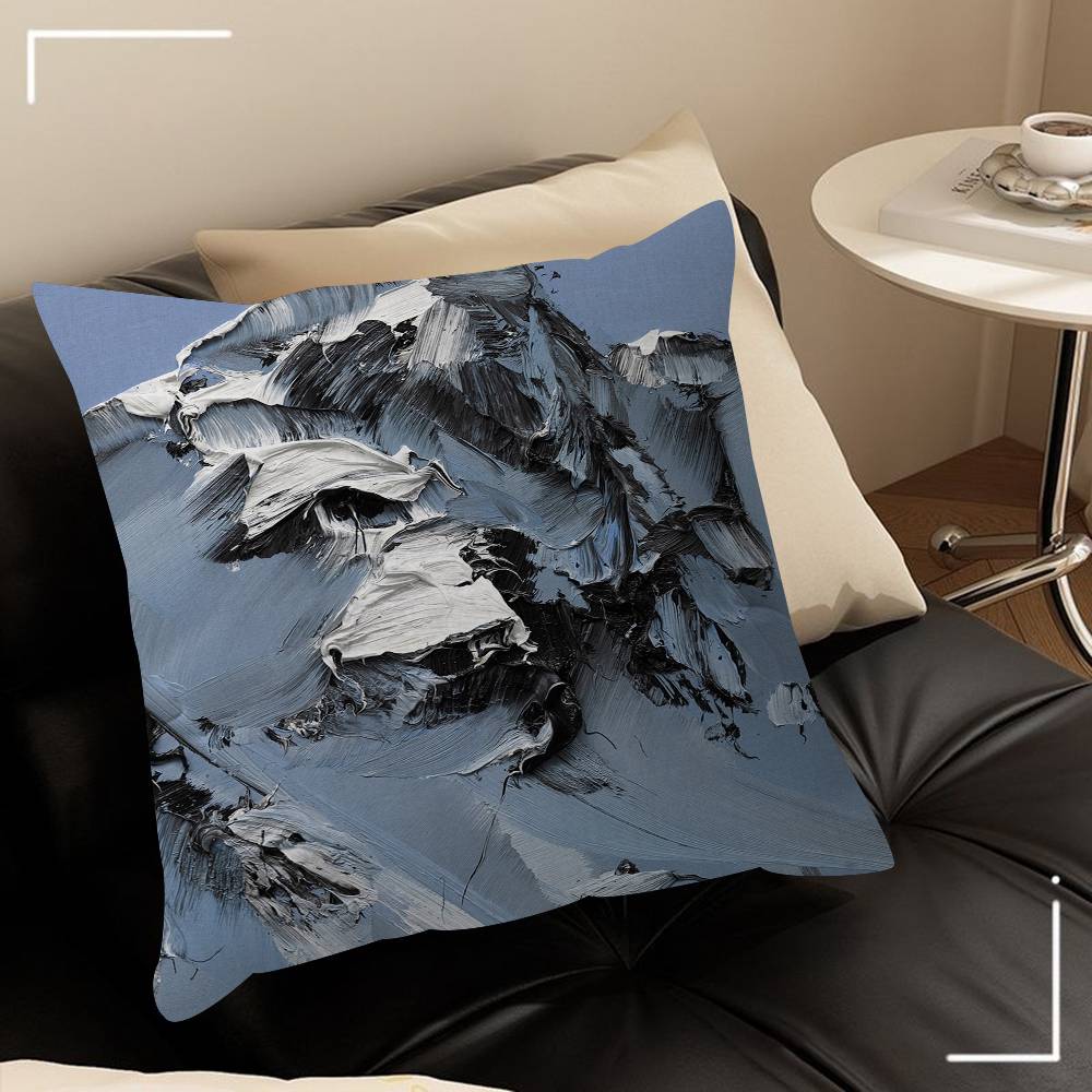 Conrad Jon Snow Mountain Artist Cushion Cover Decorative Pillow Sofa Home Decor Case Pillow Cases