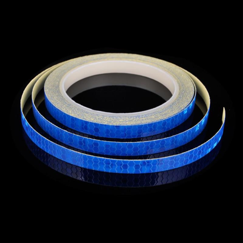 800cm/315cali Fluorescencyjna Naklejka Odblaskowa na Rower Motocyklowa Naklejka na Koło i Nadwozie Taśma Zapewniająca Bezpieczeństwo Podczas Jazdy Nocą