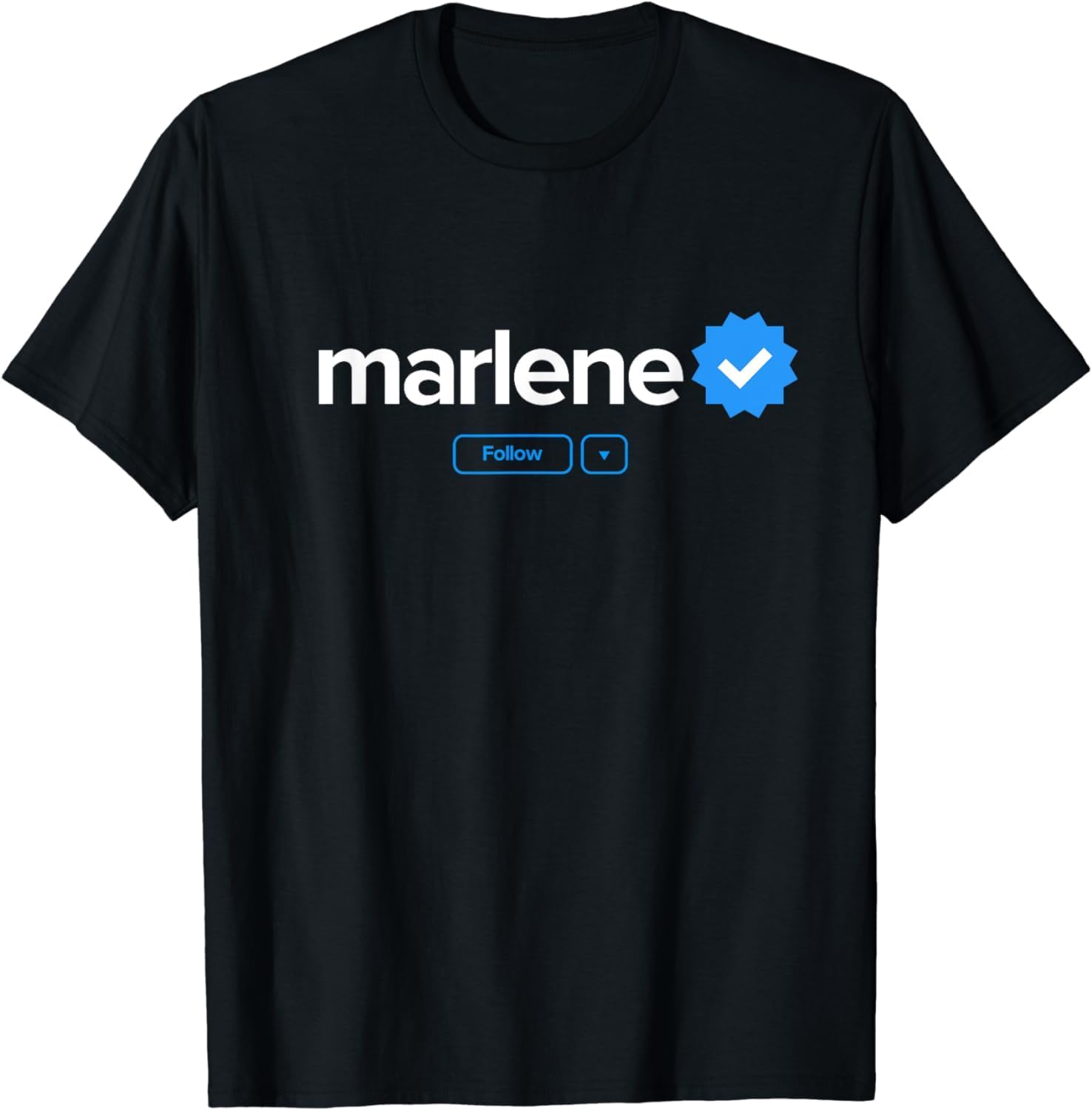 Marlene First Name Verified Badge Social Media Women Marlene Men T Shirt L