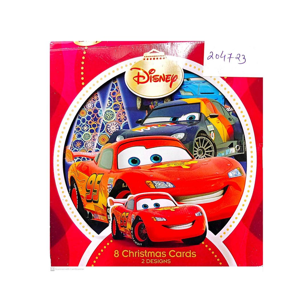 Cars Christmas Card (Pack of 8)