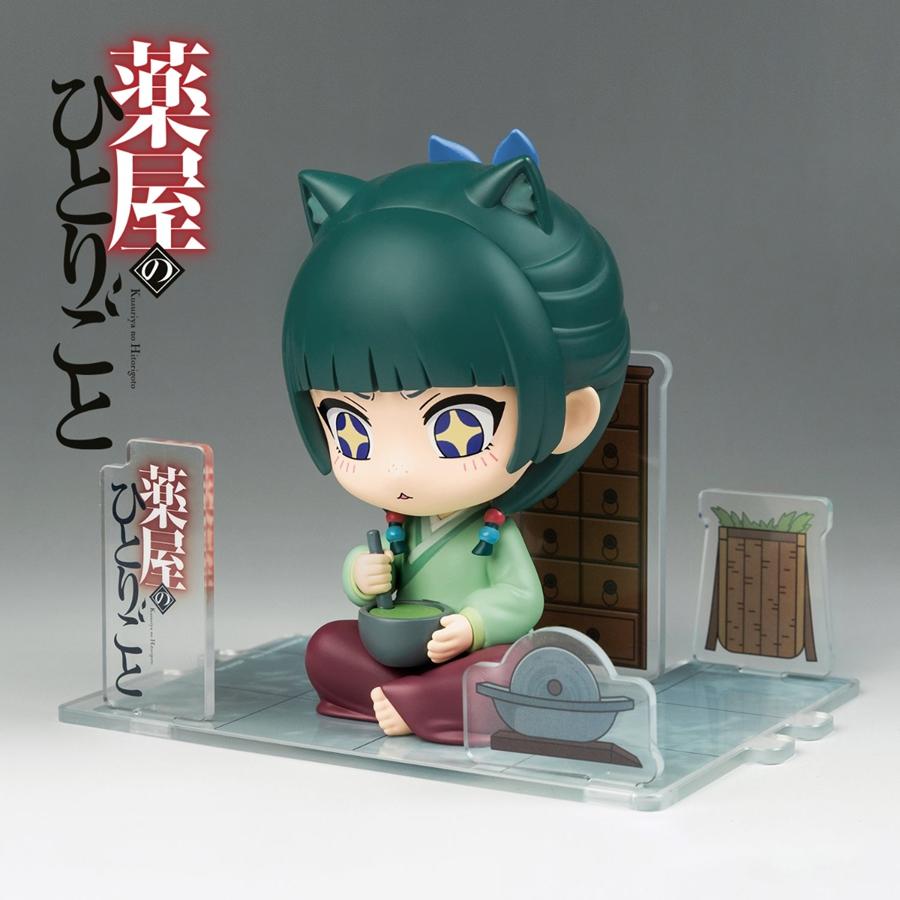 11cm Kusuriya no Hitorigoto Anime Figure Q Version Maomao Action Figure Kawaii Sitting Jinshi Figurine PVC Collection Model Toys