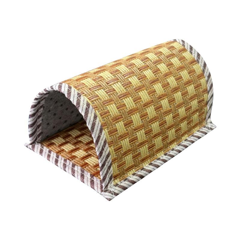 

Natural Grass Cooling Mat Nest Summer Hamster Bed Chew Proof Hideout for Hamster Small Pet Summer Cooling House 15*10*8cm