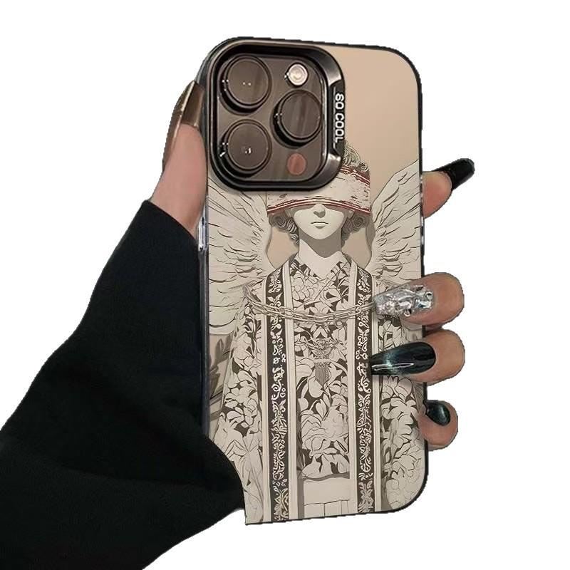 Art Michel Retro iPhone Case: Stylish and Compatible with iPhone 13-17