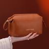 Ladies Portable Handheld Makeup Bag Large Capacity Travel Cosmetic Bag Toiletries Bag for Business Trips Wash Pouch Organization
