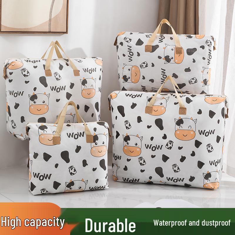 Waterproof Cotton Quilt & Clothes Storage Bag: Large-Capacity, Moisture-Proof Organizer for Moving