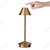 LED Table Lamp Retro Bar Coffee 3 Color Touch Sensor Rechargeable Lamp Dining Bar Table Decoration Night Light for Living Rome