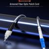 Qishao Telecom Armored LC-FC Single-Mode Fiber Optic Patch Cable