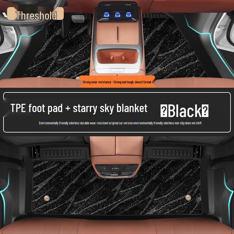 Full Coverage TPE Floor Mats for 26 BYD Song PRO Models - Custom Car Carpet Accessories