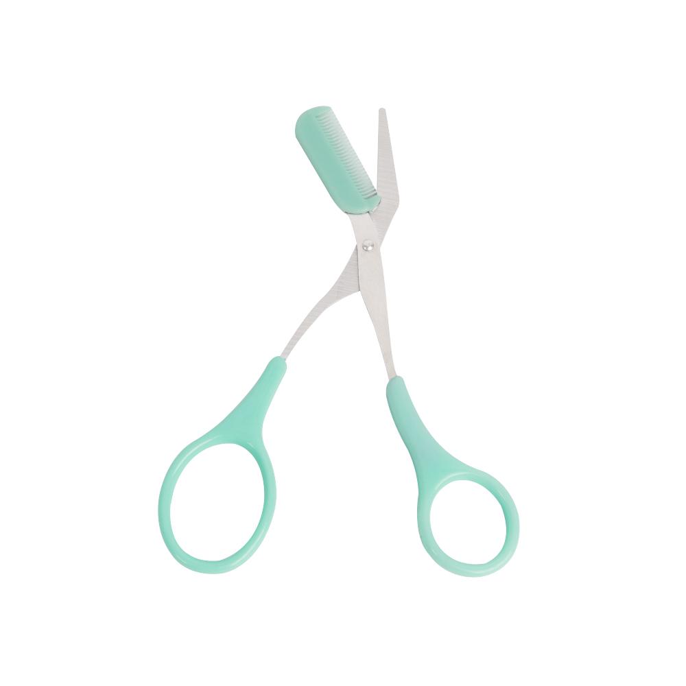 1/2Pcs Eyebrow Trimming Knife Eyebrow Face Razor for Women Eyebrow Scissors with Comb Brow Trimmer Scraper Beauty Scissors Tools