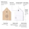 Realistic Bird Chirping Sound Bird Sound Music Box Lightweight Motion Sensor Bird Chirping Sound Box Portable Table/Wall Mount