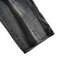 Mens Relaxed Fit Straight Leg Denim Jeans With Vintage Wash Black To Gray Gradient Design