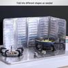 Aluminum Foil Stove Oil Splash Guard: Heat-Resistant Anti-Splash Baffle for Kitchen