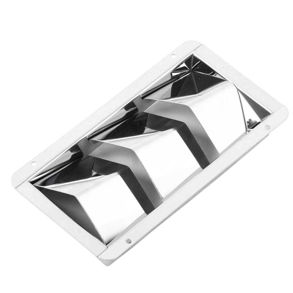 304 Stainless Steel Marine Louver Vent Vent Cover Grid Cover Vent Grille Square Grid Grille Ventilators Marine Use