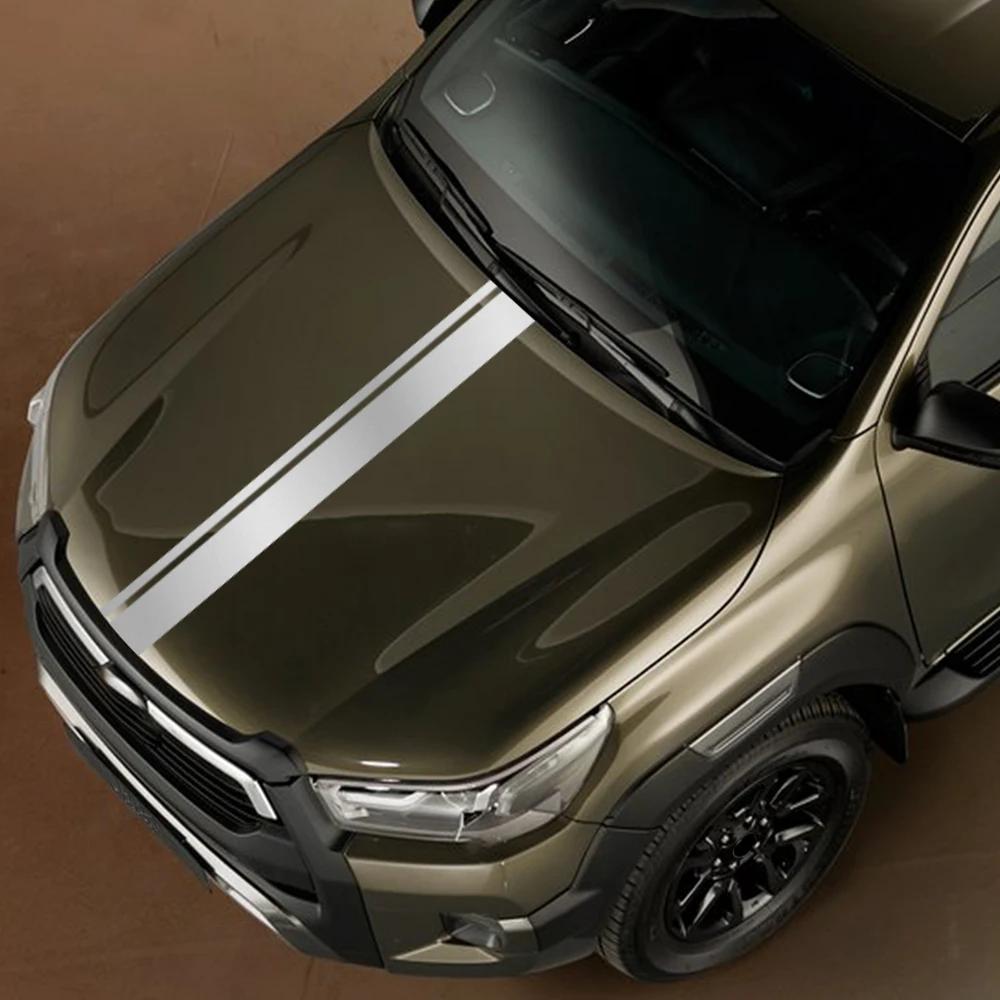 Kreativer Grafischer Off Road 4x4 Seitenaufkleber für Toyota Hilux Auto Motorhaube Rennstreifen Aufkleber Außen Dekorationen für Zubehör