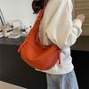 2024 NEW Dumpling Bags Nylon Bag for Girl Student Solid Color Fashion Shoulder Bags Crossbody Bag