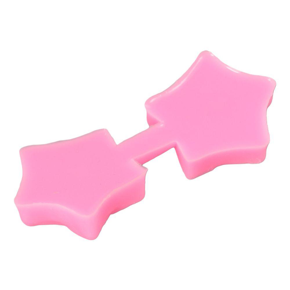 Silicone Polymer Clay Cutters Pink Flower Petals Clay  Polymer Clay Accessories