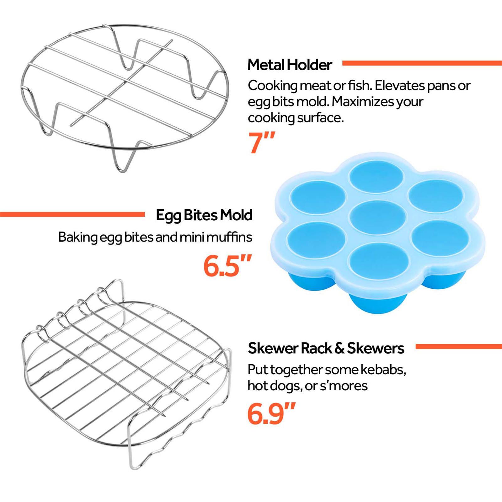 Набор аксессуаров для фритюрницы из 6 предметов для 7-дюймовой фритюрницы One Size — фото 7