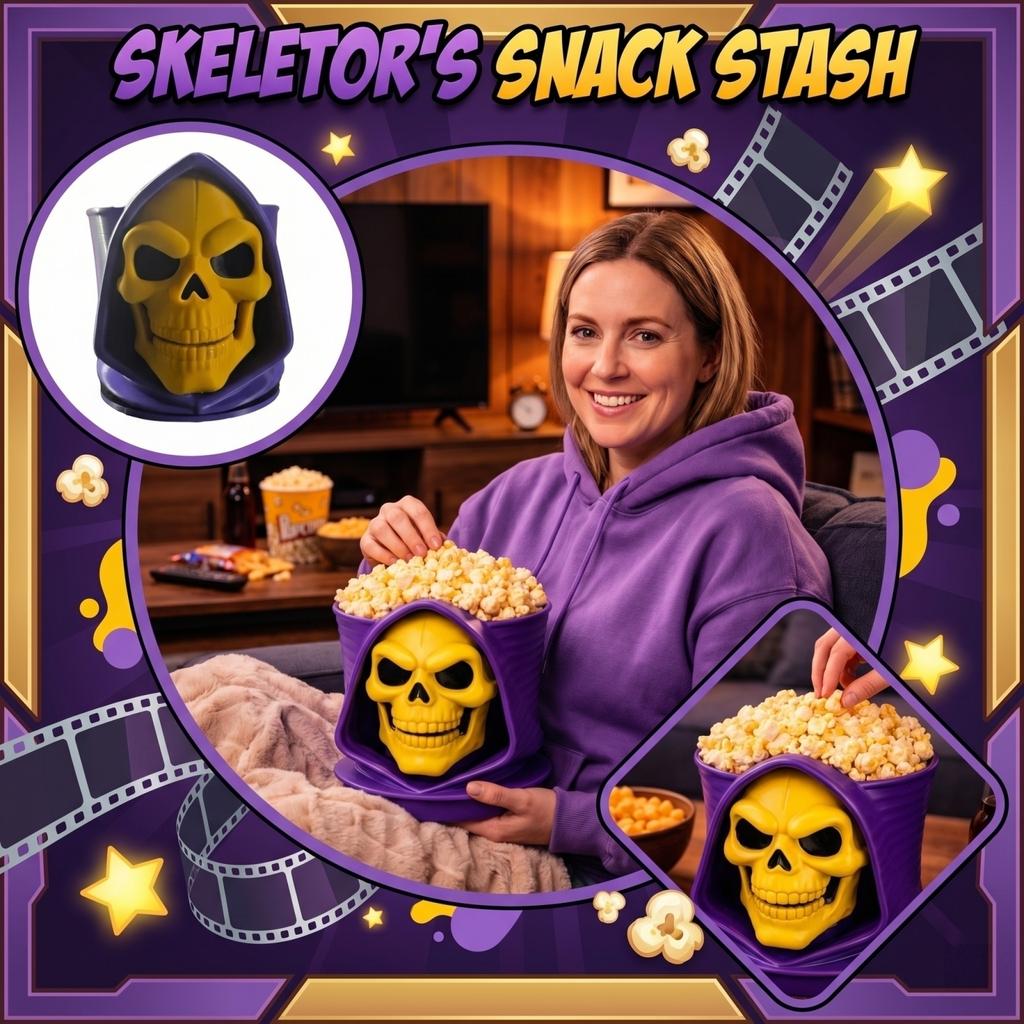 Movie Bucket, Movie Bucket, Leak Proof Skeleton Popcorn Bucket